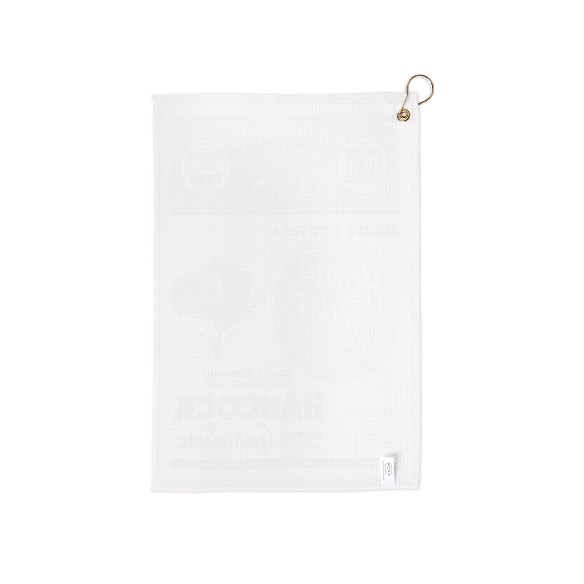 1939 Vintage Portland Baseball Gasoline Scorecard Golf Towel — Pacific Coast League Retro Baseball-Inspired Golf Accessory