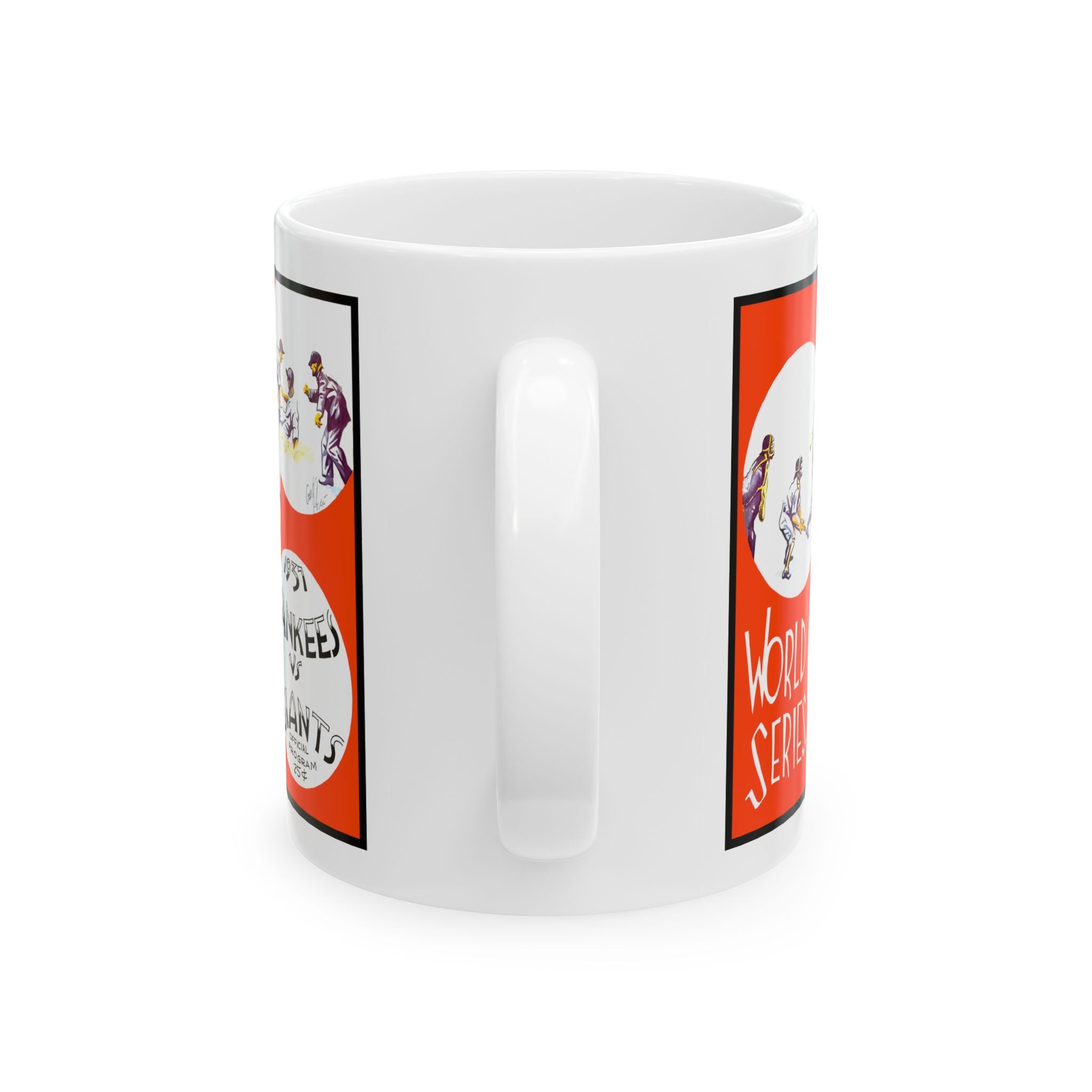 Vintage 1937 Baseball World Series Yankees Giants Ceramic Mug, 11oz, 15oz - Sports Memorabilia Cup, Baseball Fan Gift, Collectible