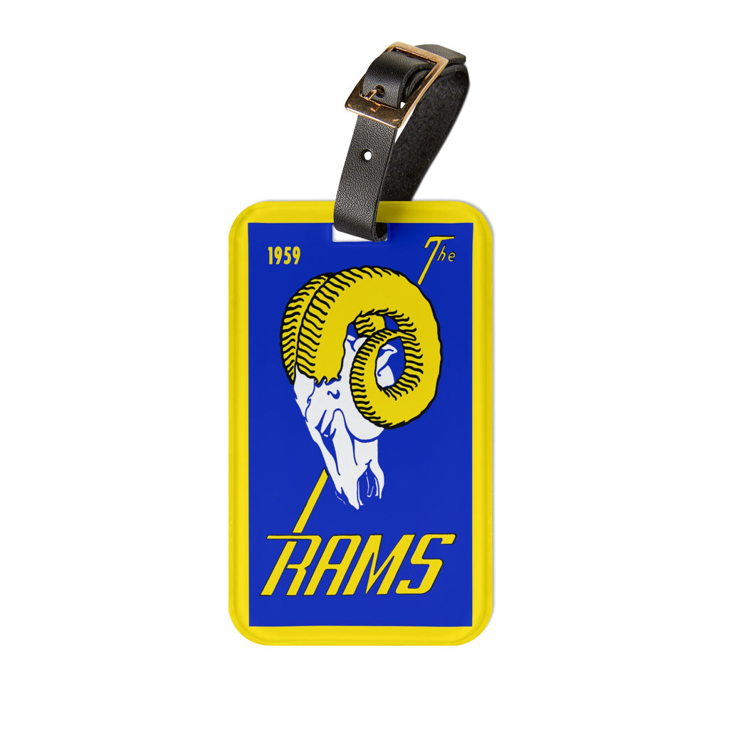 1959 Football Rams Luggage Tag | Vintage Football