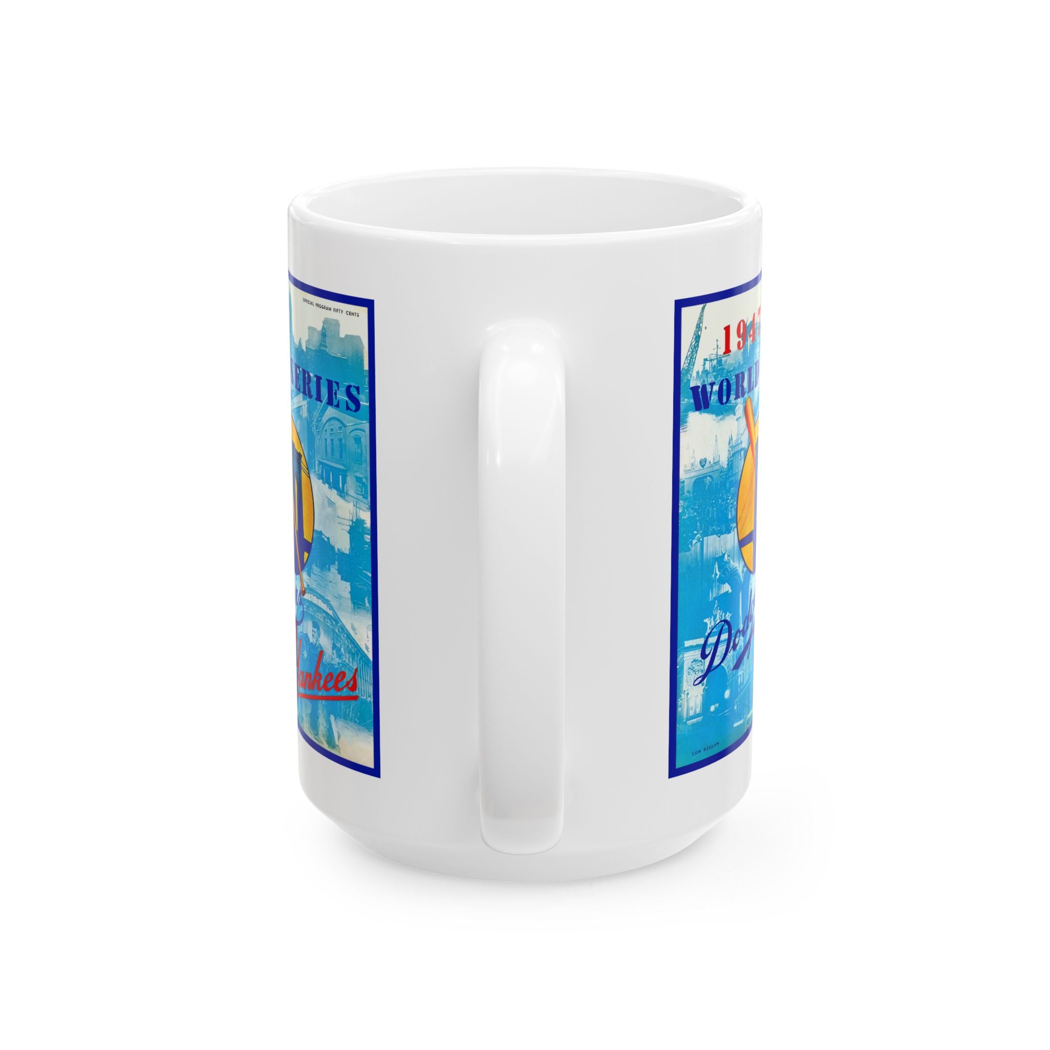 1947 Brooklyn Baseball World Series Ceramic Mug 11oz and 15oz
