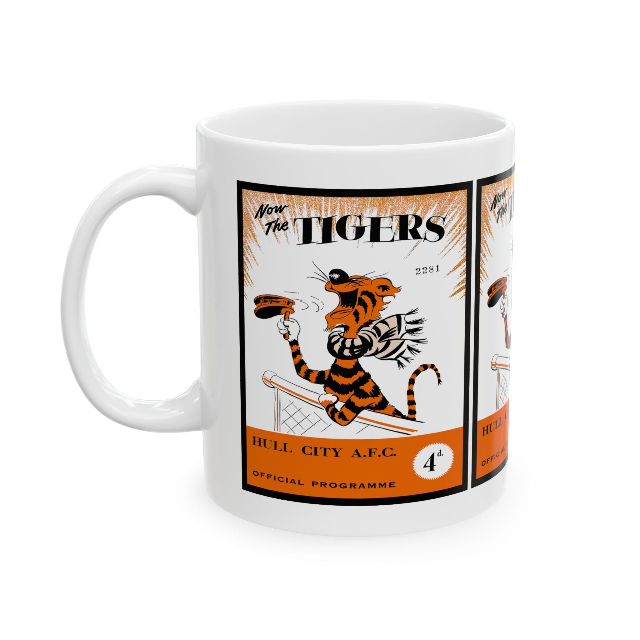 Vintage Hull City Football Club Ceramic Mug, 1956 English Football Fan Gift, Soccer Team Memorabilia, Sports Lover Present, Football Fanatic