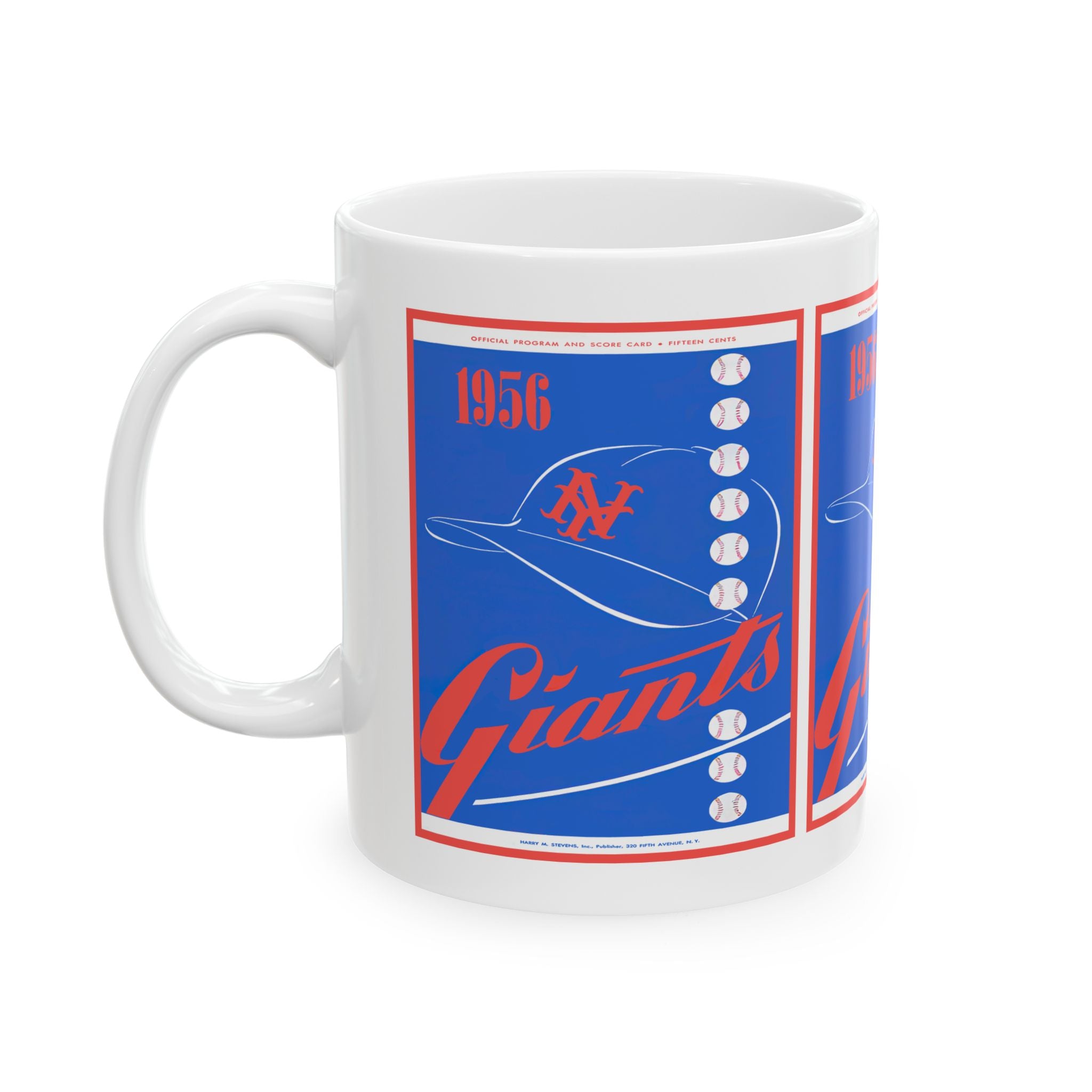 1956 New York Giants Baseball Ceramic Mug (11oz, 15oz)
