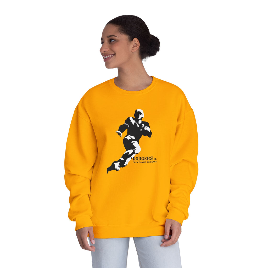 1947 Vintage Brooklyn Dodgers - Cleveland Browns Football  - NuBlend® Crewneck Sweatshirt