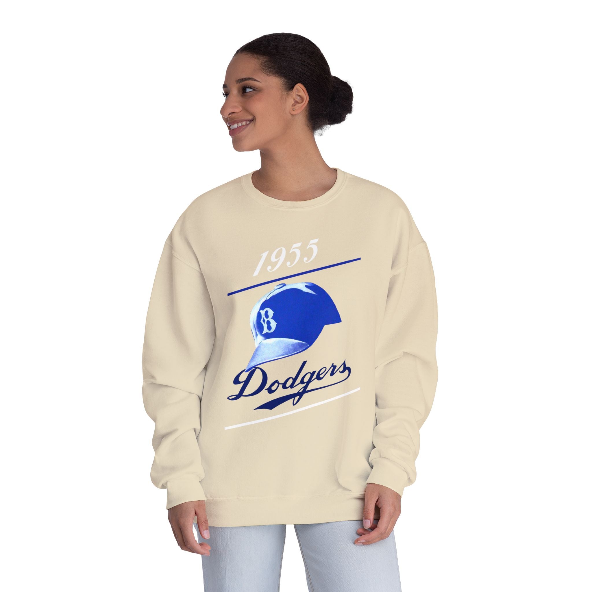 1955 Brooklyn Baseball Crewneck Sweatshirt | NuBlend