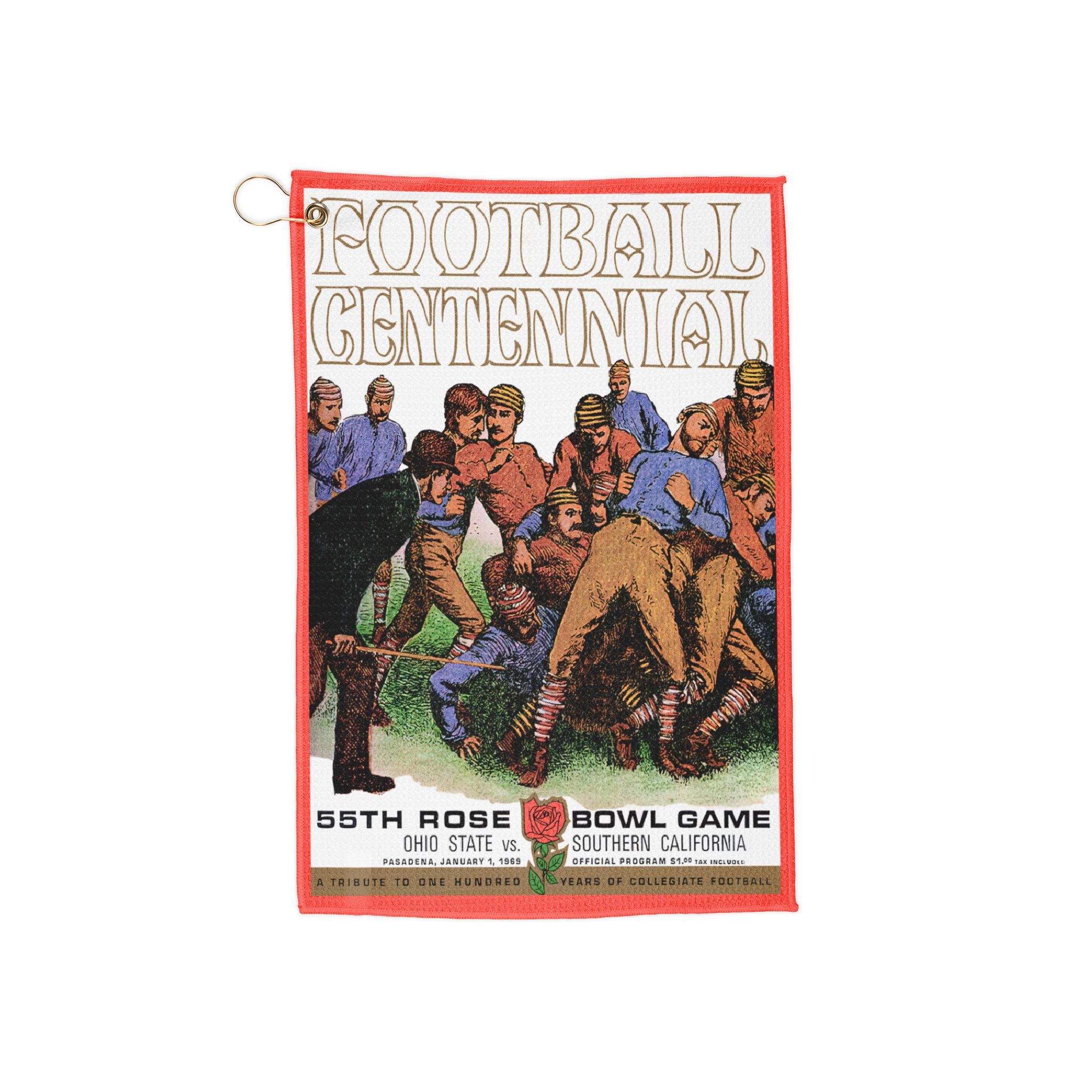 1969 Rowe Bowl Football Golf Towel