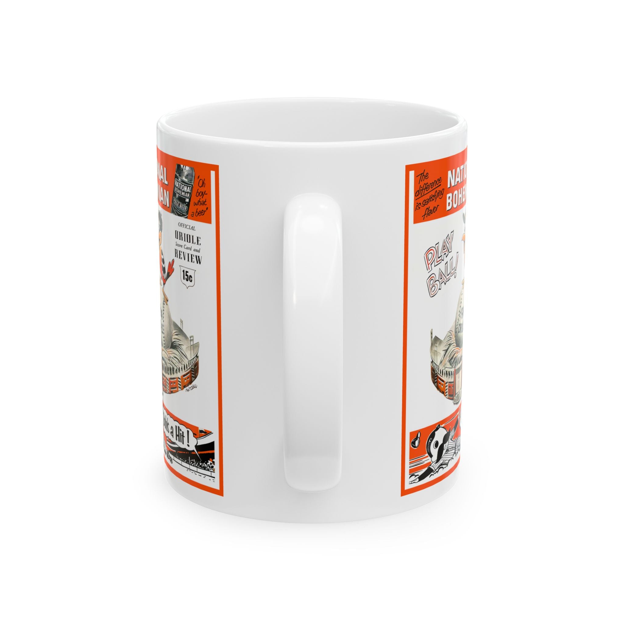 Vintage 1954 Baseball Baltimore Orioles Ceramic Mug, Sports Fan Gift, Coffee Cup, Tea Mug, Baseball Lover Gift, Orioles Memorabilia