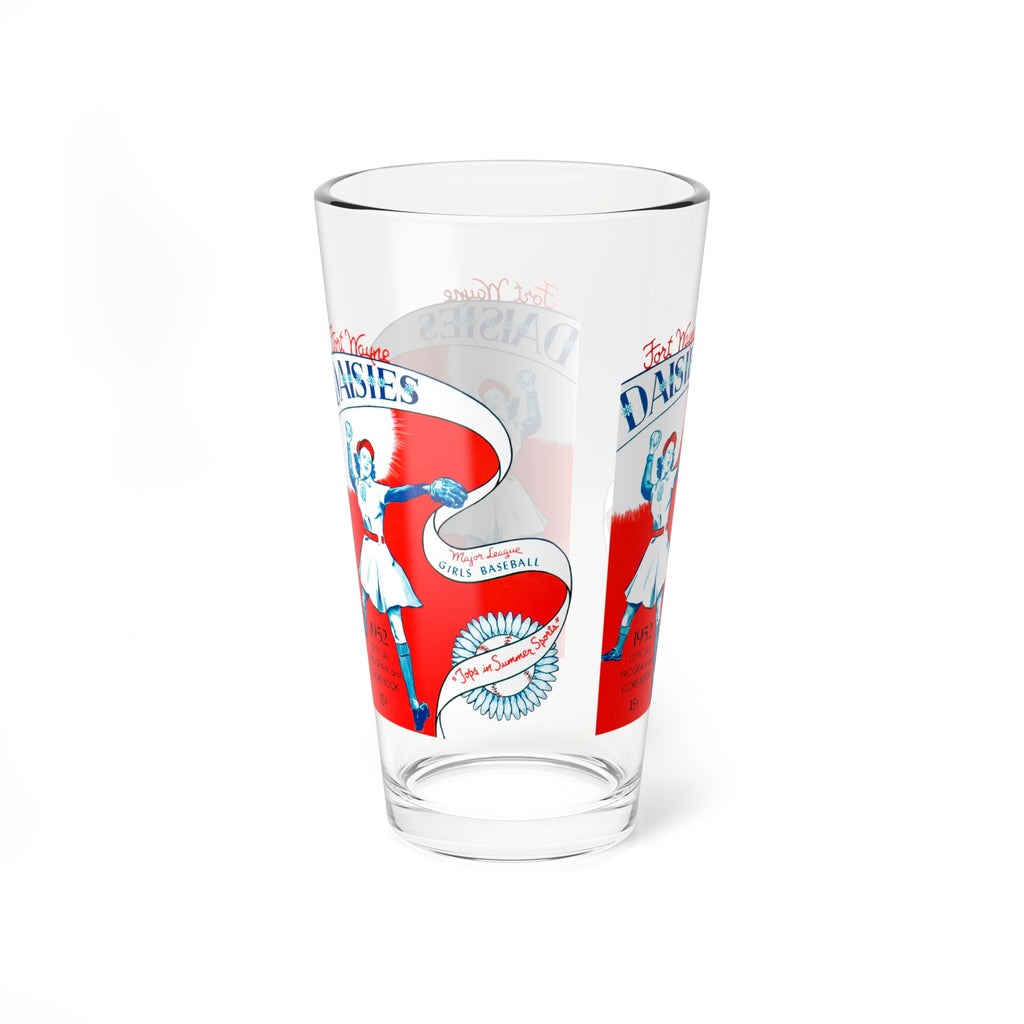 1952 Vintage Fort Wayne Daises Baseball Program Cover  -  Pint Glass, 16oz