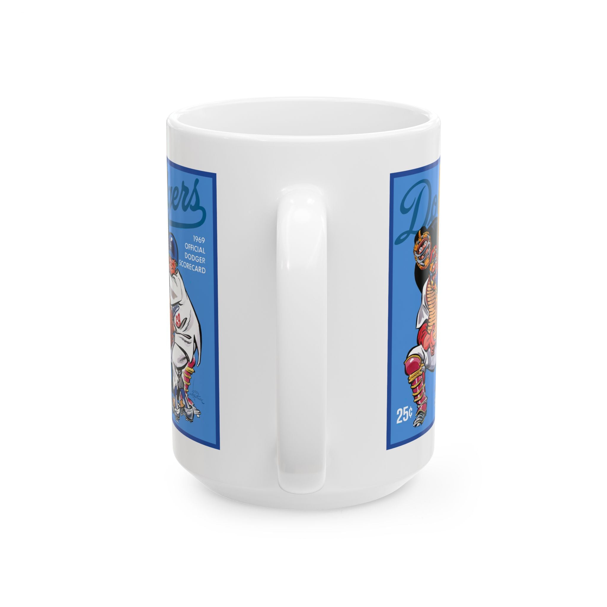 Ceramic Mug, 1969 Baseball Dodgers Gift, Sports Fan Coffee Cup, LA Baseball Team Memorabilia, Baseball Lover Mug, Baseball Memorabilia