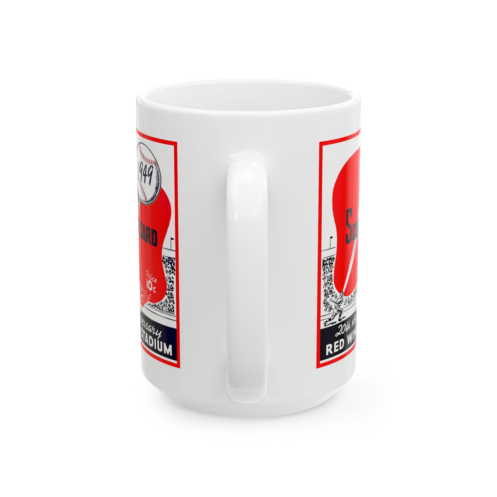 1949 Rochester Red Wings Baseball Mug | Vintage Baseball Ceramic Mug 11oz and 15oz