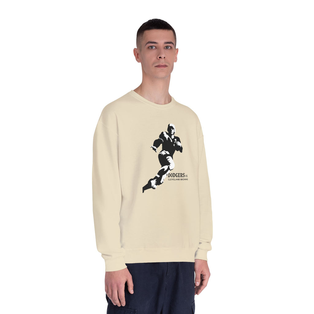 1947 Vintage Brooklyn Dodgers - Cleveland Browns Football  - NuBlend® Crewneck Sweatshirt