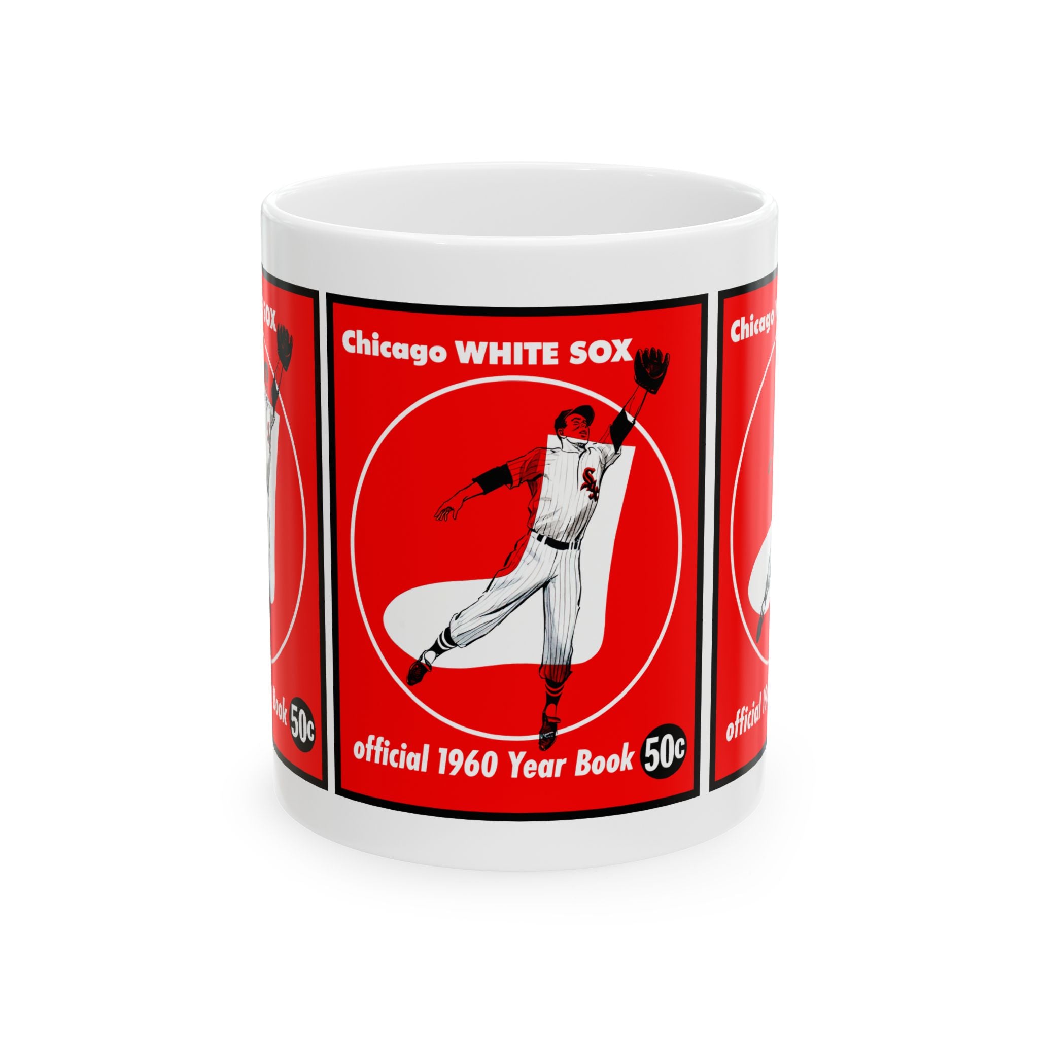 Ceramic Mug — Vintage Chicago White Sox 1960 Yearbook Baseball Design (11oz/15oz)