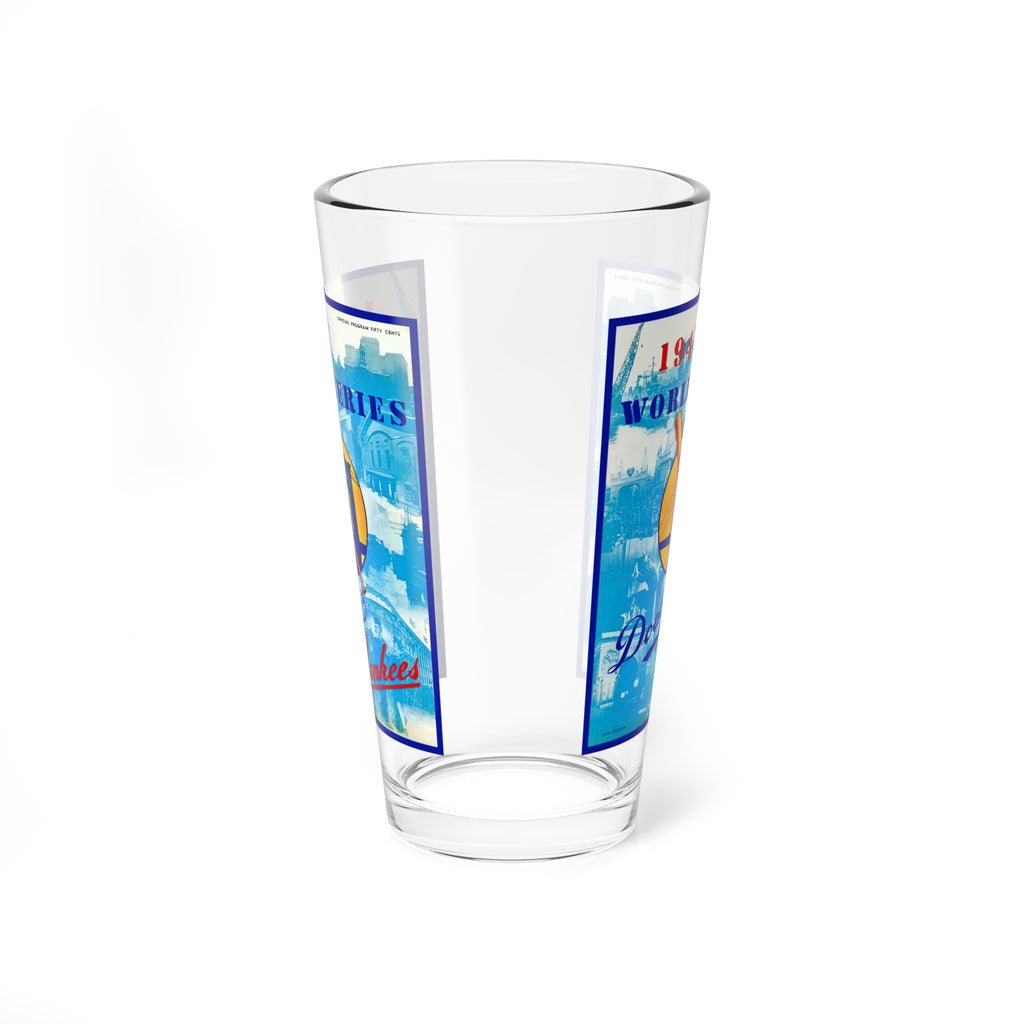 1947 Brooklyn Baseball World Series Mixing Glass, 16oz