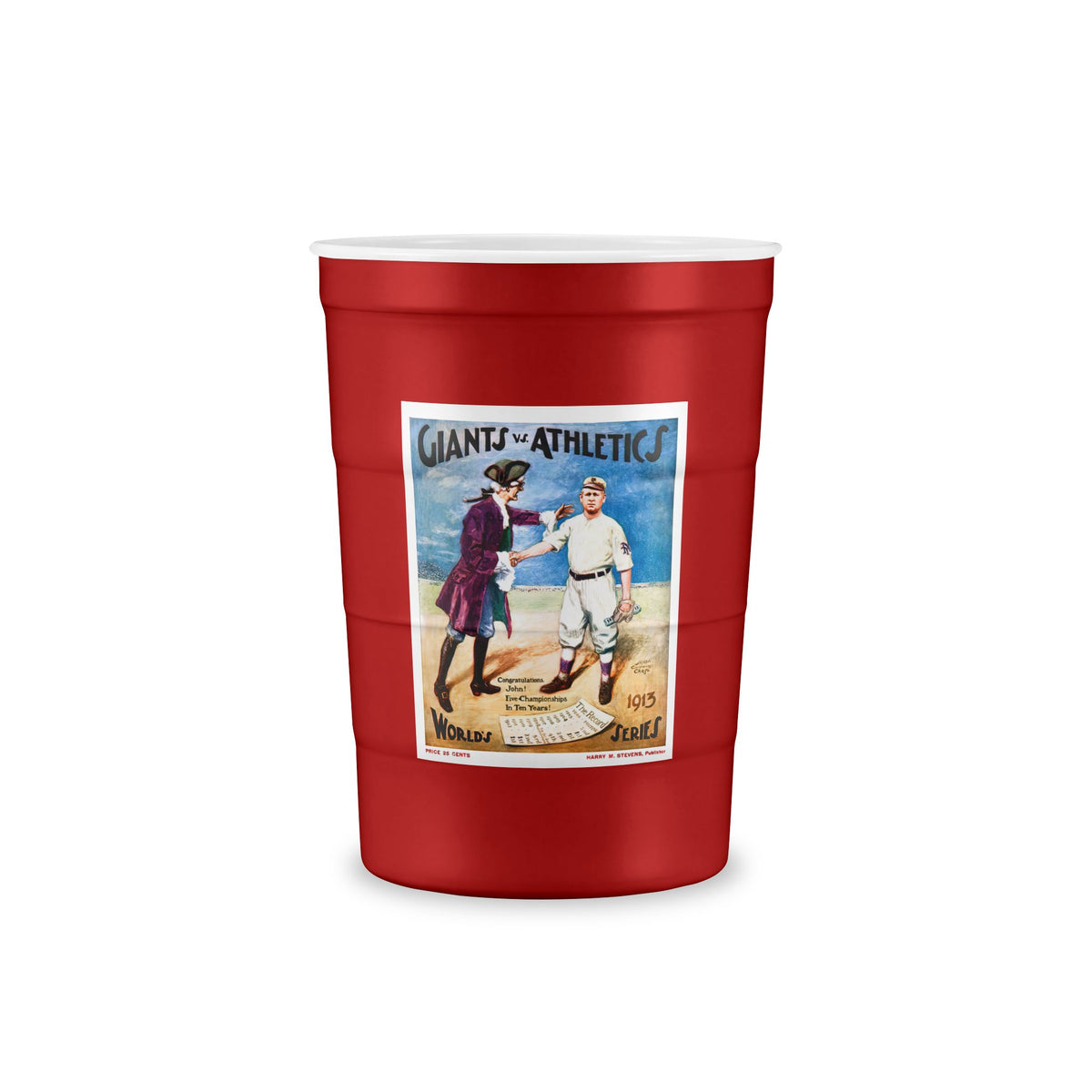 1913 Baseball World Series Giants - Athletics - Recyclable Steel Cup