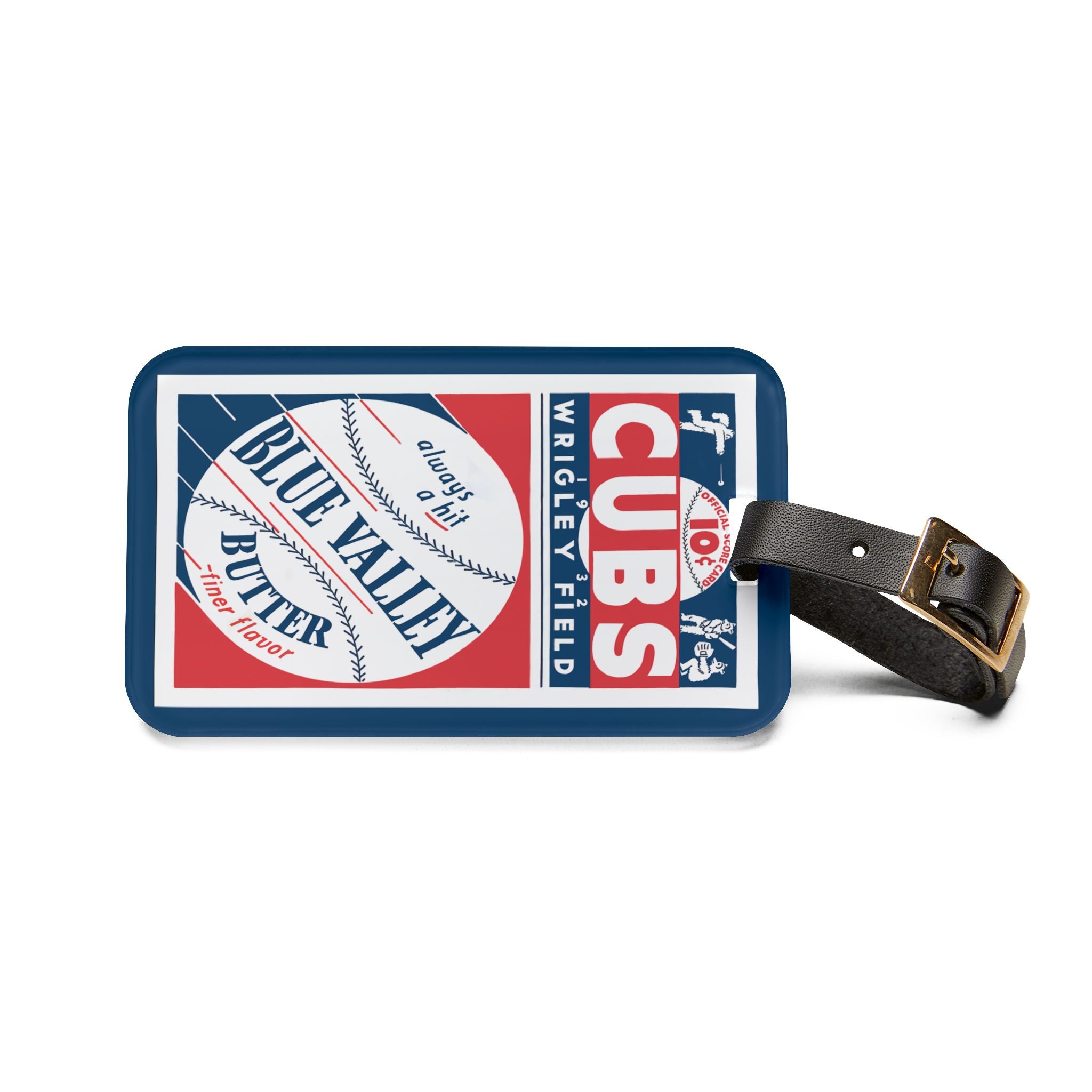 1932 Chicago Baseball Luggage Tag | Vintage Baseball Travel ID