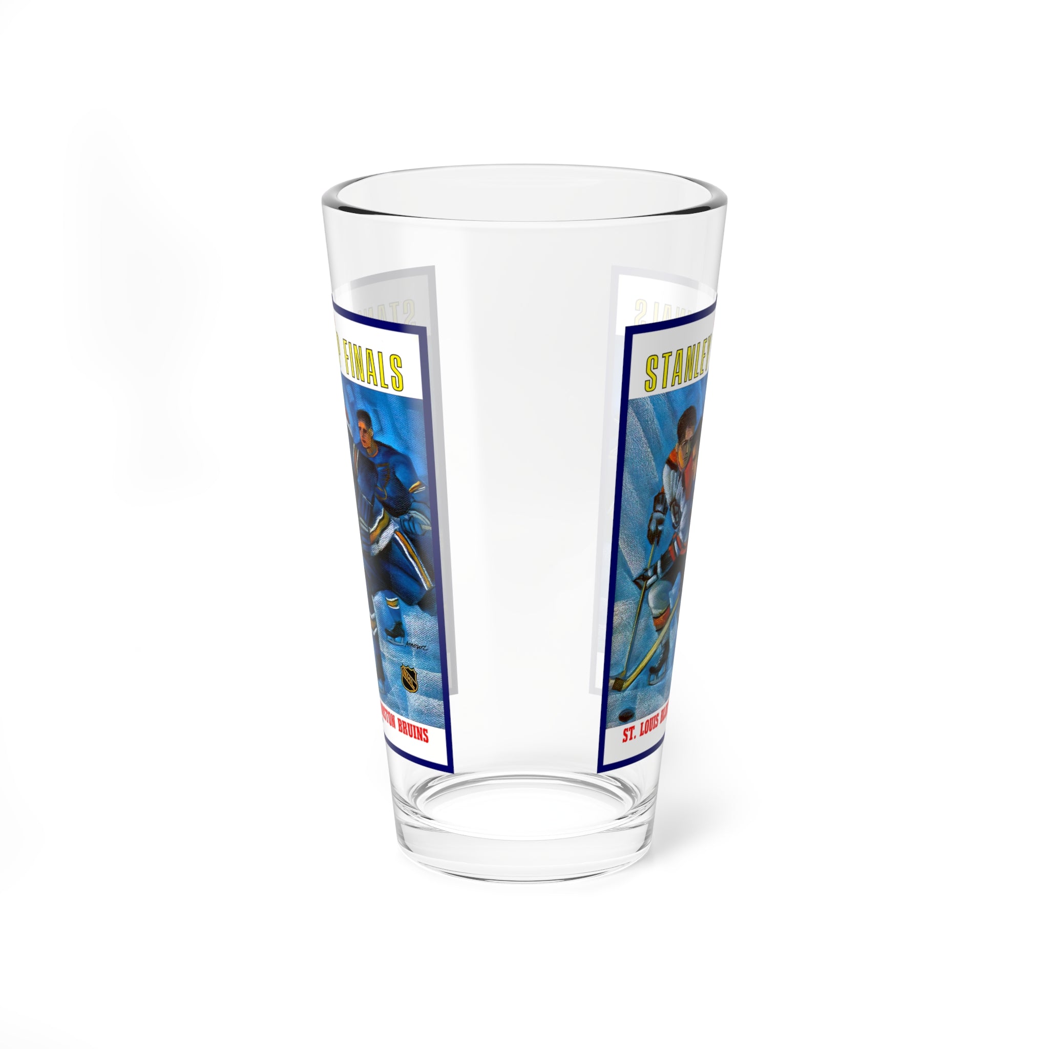 Mixing Glass, 16oz - 1970 St Louis Blues Hockey Fan Gift, Retro Hockey Barware, Vintage Hockey Team Souvenir, Sports Lover Mug, Hockey