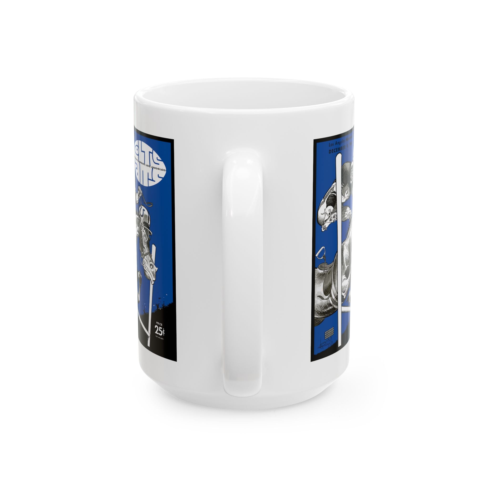 1961 Baltimore Los Angeles Football Mug | Vintage Football Coffee Cup 11oz and 15oz