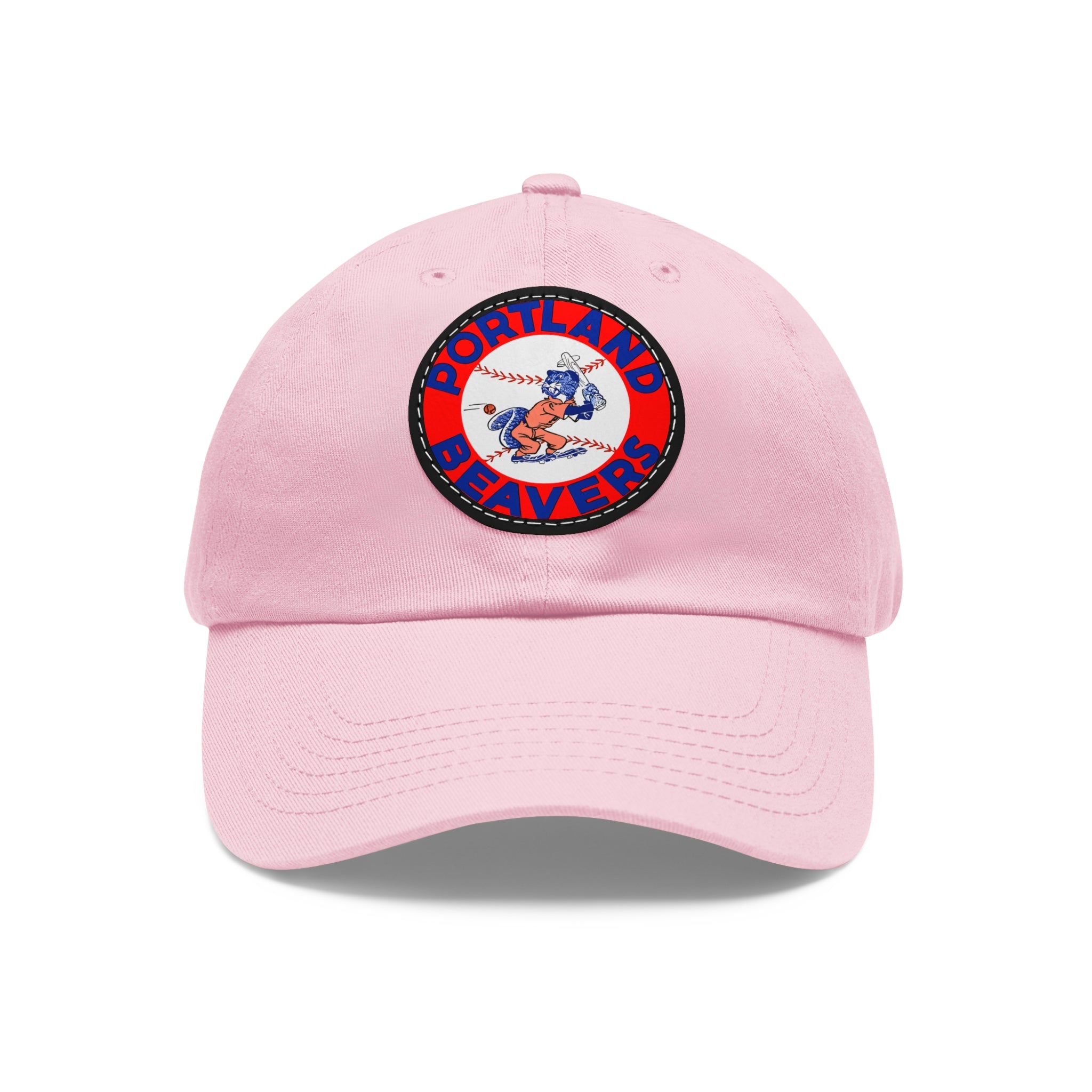 1967 Vintage Portland Beavers - Pacific Coast League Baseball - Dad Hat with Leather Patch (Round)