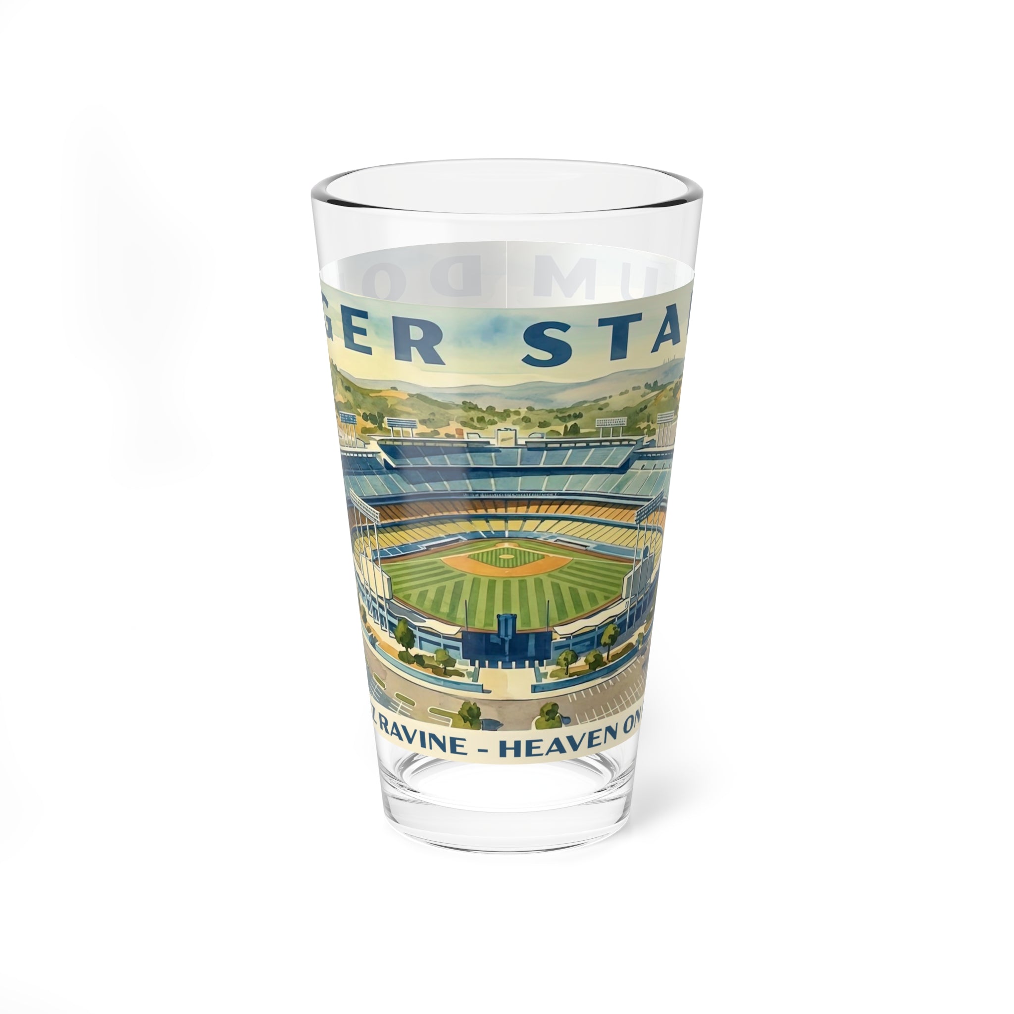 Chavez Ravine Dodger Stadium Mixing Glass 16oz