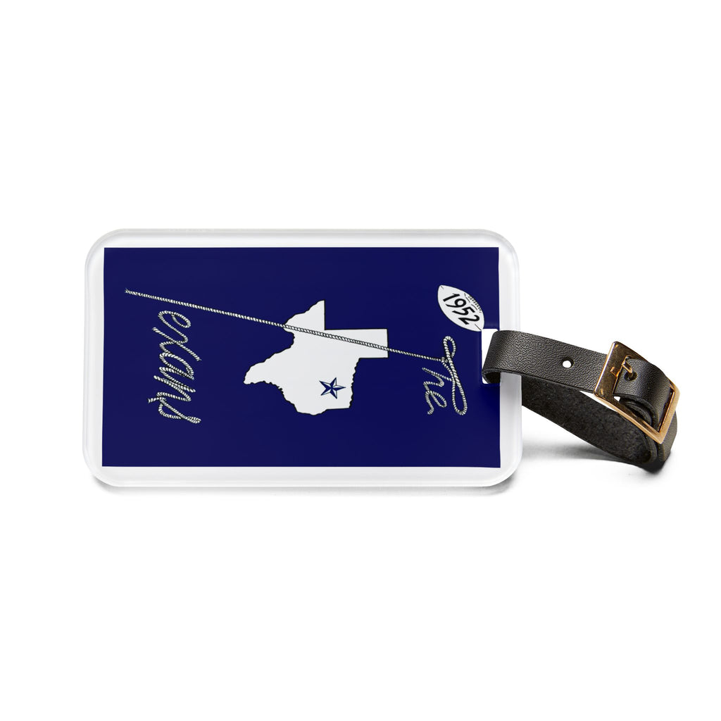 1952 Dallas Texans Football Luggage Tag | Vintage Football Travel ID