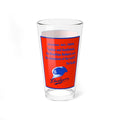 1955 Vin Scully Brooklyn Dodgers Mixing Glass — 16oz Baseball Tribute