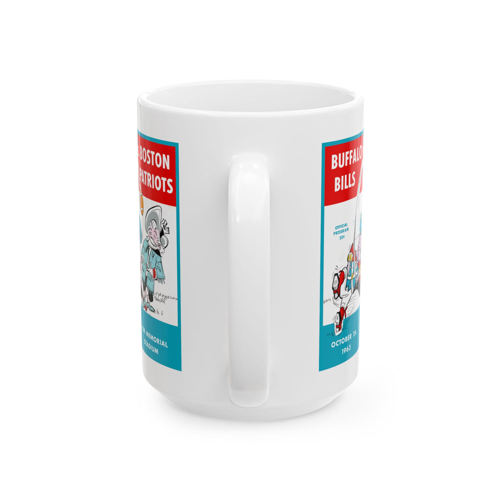 1963 Football Buffalo Boston Ceramic Mug | Vintage Sports Mug, 11oz and 15oz