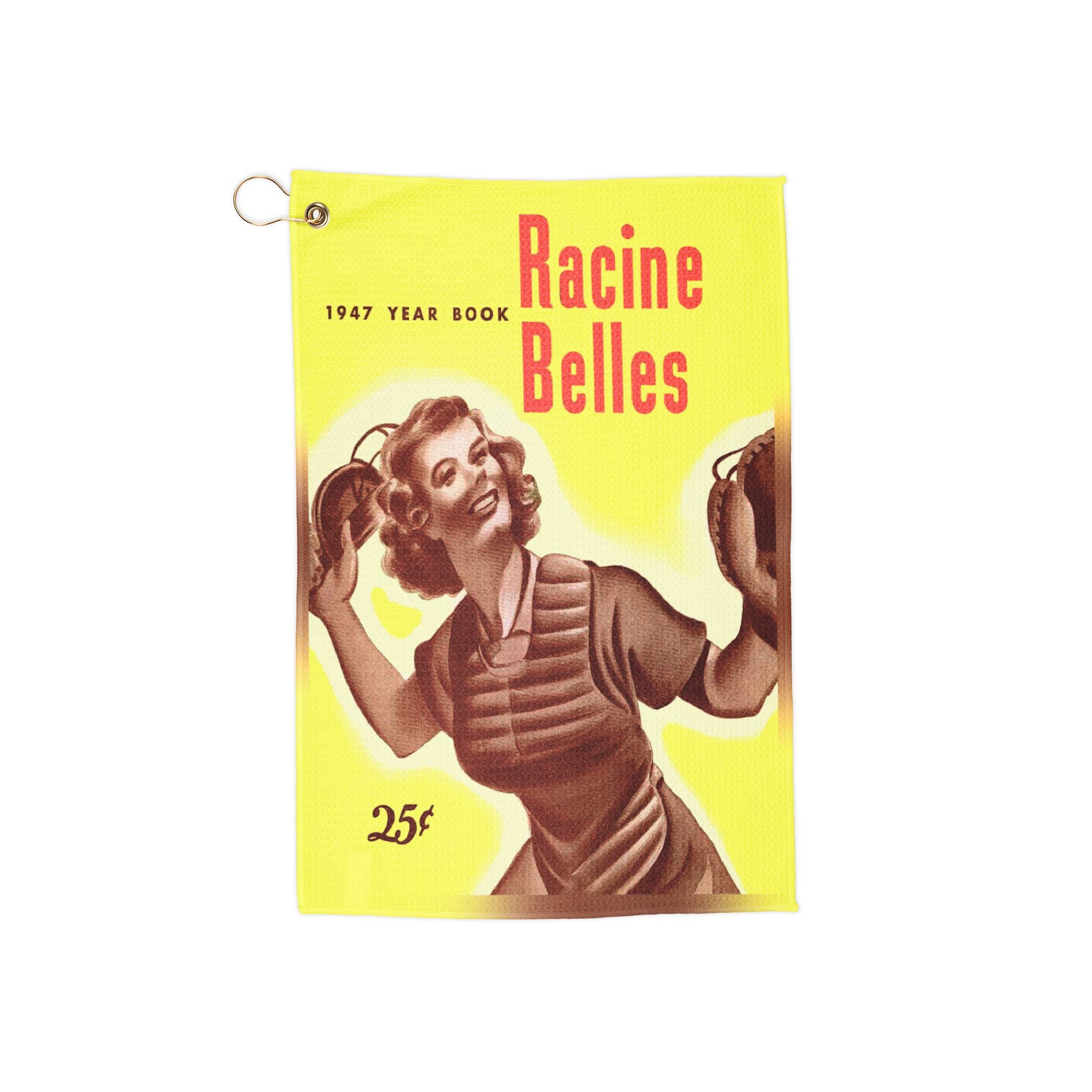 Golf Towels, Retro 1947 Baseball Racine Belles, Sports Towel, Vintage Golf Gifts, Golf Accessories, Golfer Gift, Golf Lover, Golf Towel Gift