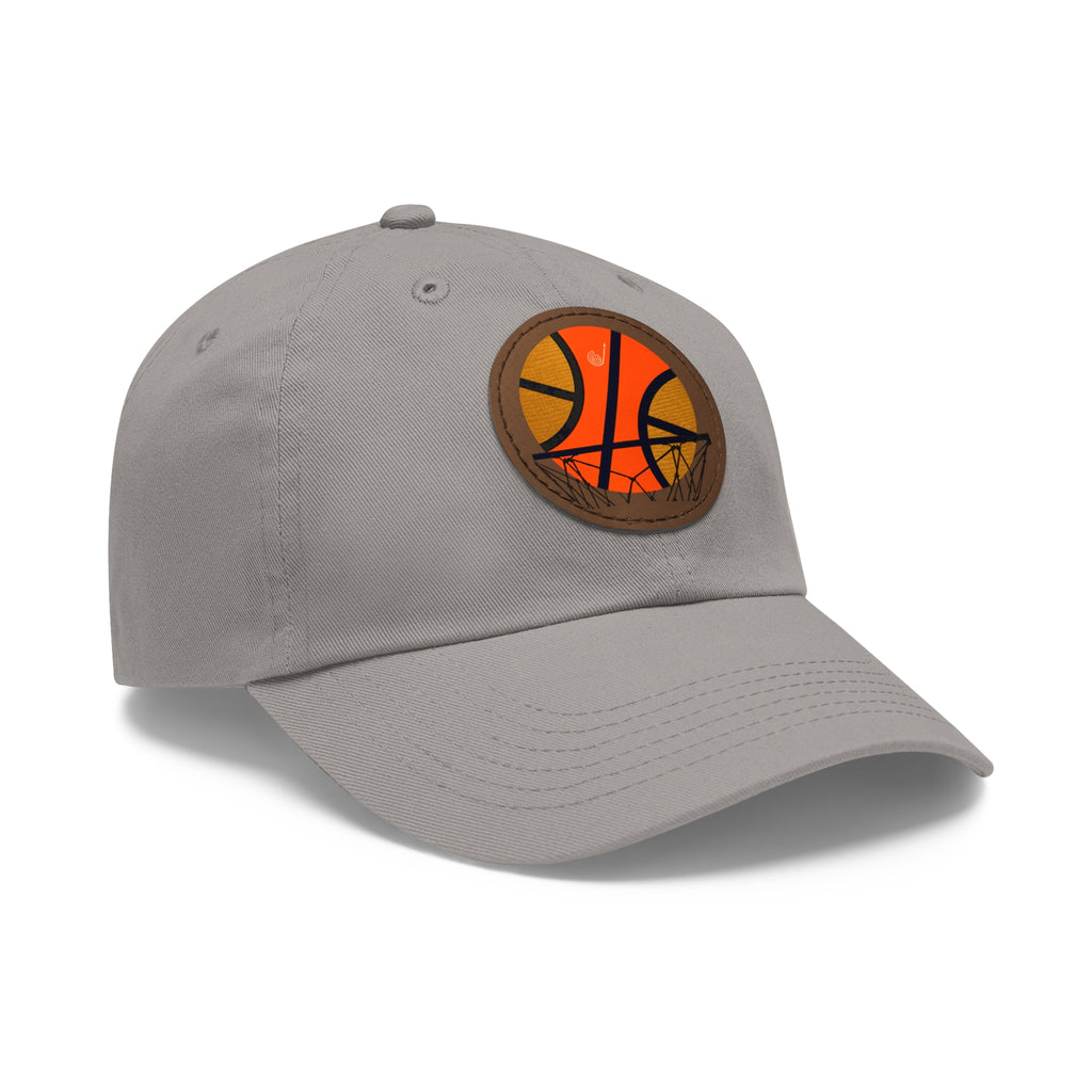 1967- 1968 Vintage Seattle Super Sonics Basketball - Dad Hat with Leather Patch (Round)
