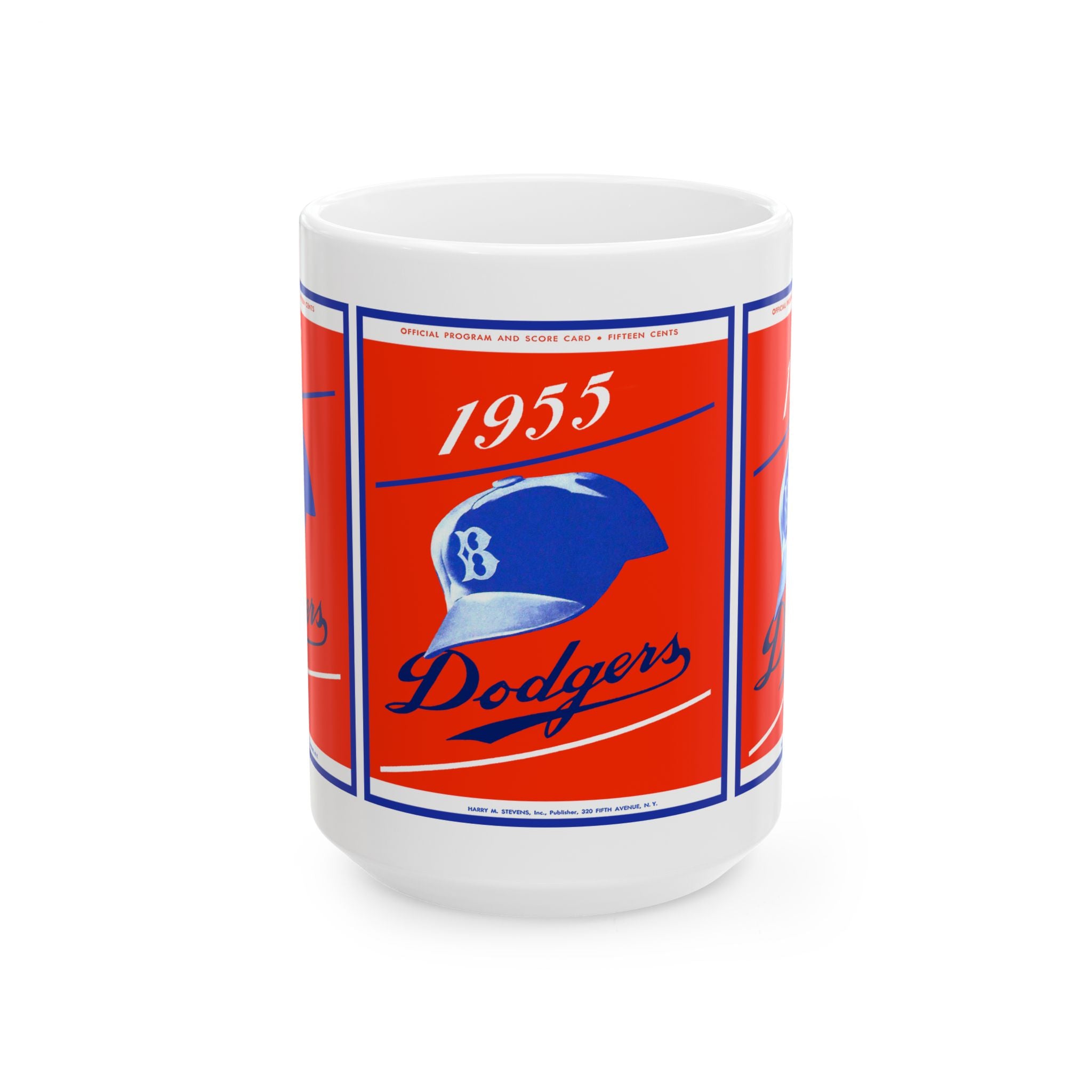Brooklyn Dodgers 1955 Baseball Ceramic Mug (11oz & 15oz)