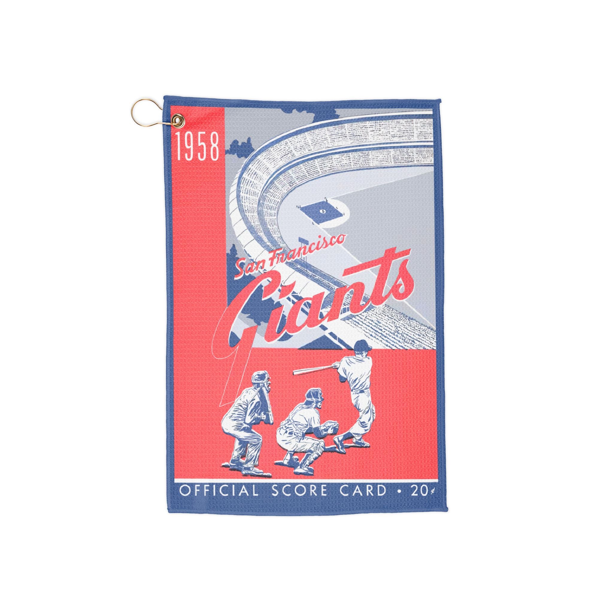1958 San Francisco Baseball Towel | Vintage Baseball Sports Towel