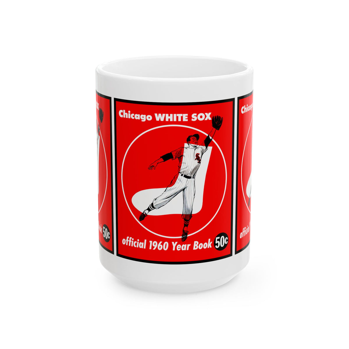 Ceramic Mug — Vintage Chicago White Sox 1960 Yearbook Baseball Design (11oz/15oz)