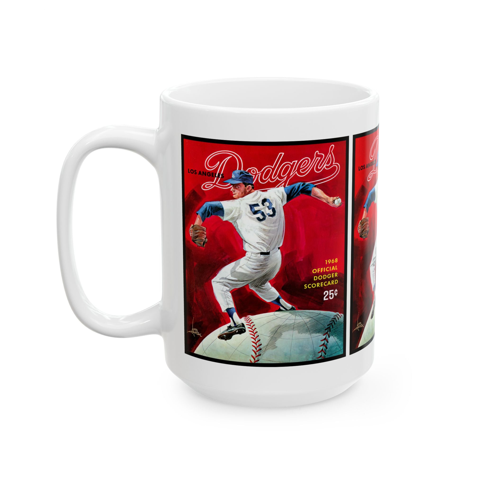 1968 Los Angeles Baseball Ceramic Mug (11oz, 15oz)