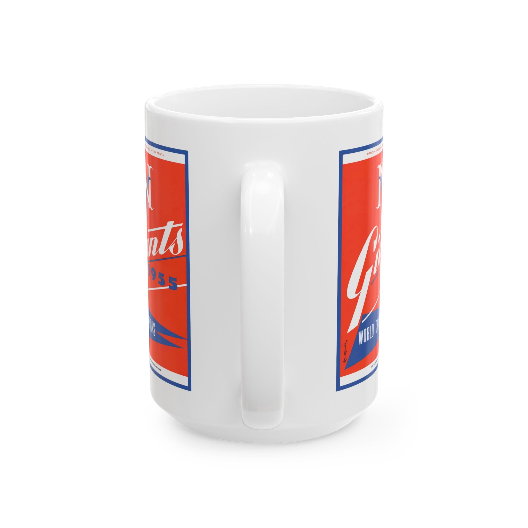 Coffee Mug, 1955 Baseball New York Giants Fan, Baseball Lover Gift, Sports Fan Cup, Ceramic Mug 11oz 15oz