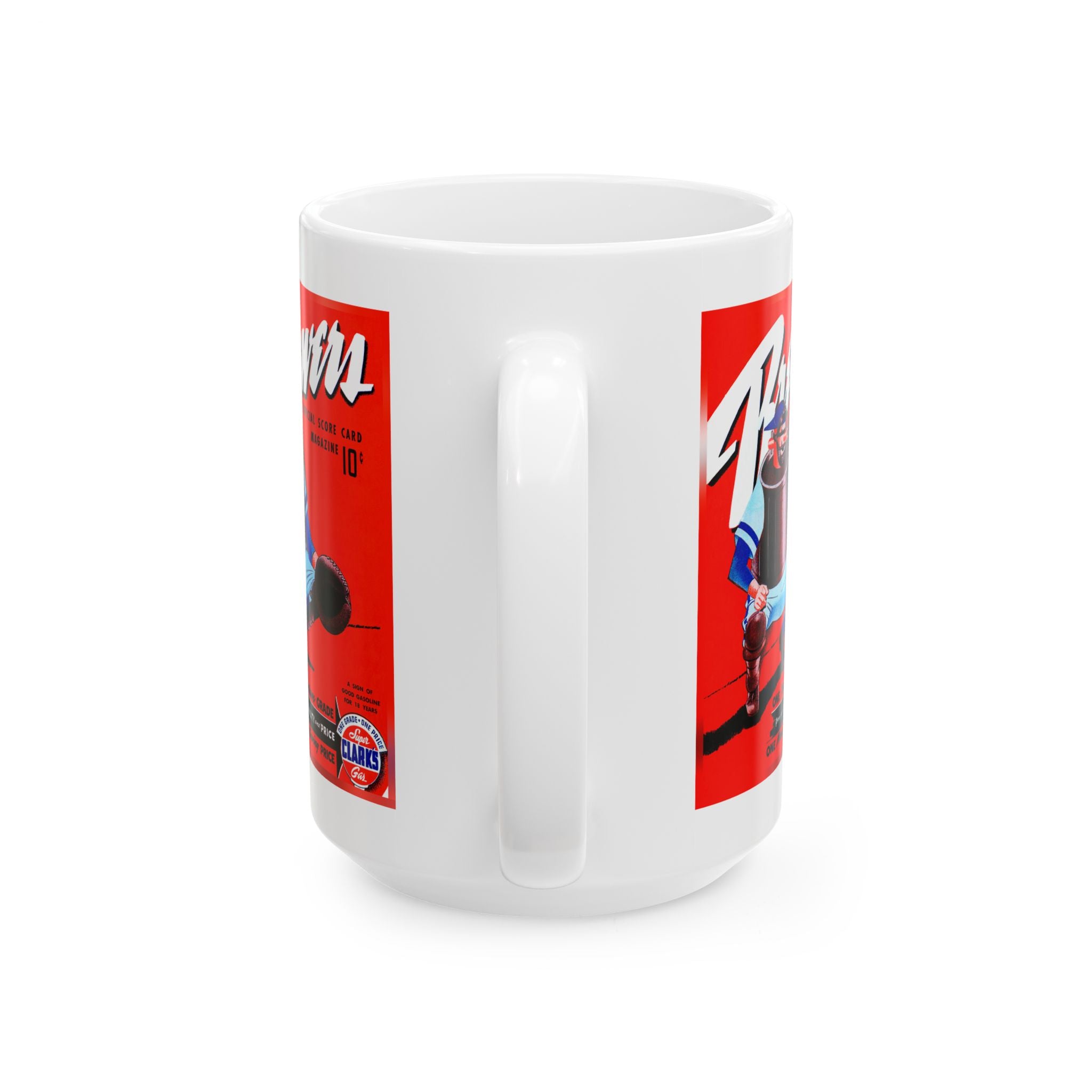 Retro Baseball Mug, Sports Fan Gift, 1950 Vintage Baseball Cup, Milwaukee Brewers Memorabilia, Baseball Enthusiast Present, 11oz, 15oz Mug