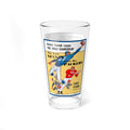 Mixing Glass, 16oz - Retro 1962 Football Green Bay Packers-New York Giants Fan Gift, Sports Barware, Game Day Drinkware, Vintage Football