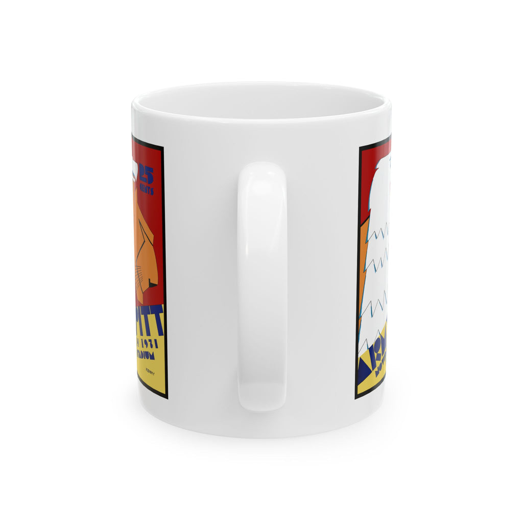 1931 Army - Pitt Football Program Cover Pitt Stadium Vintage Ceramic Mug — Retro College Football 11oz/15oz