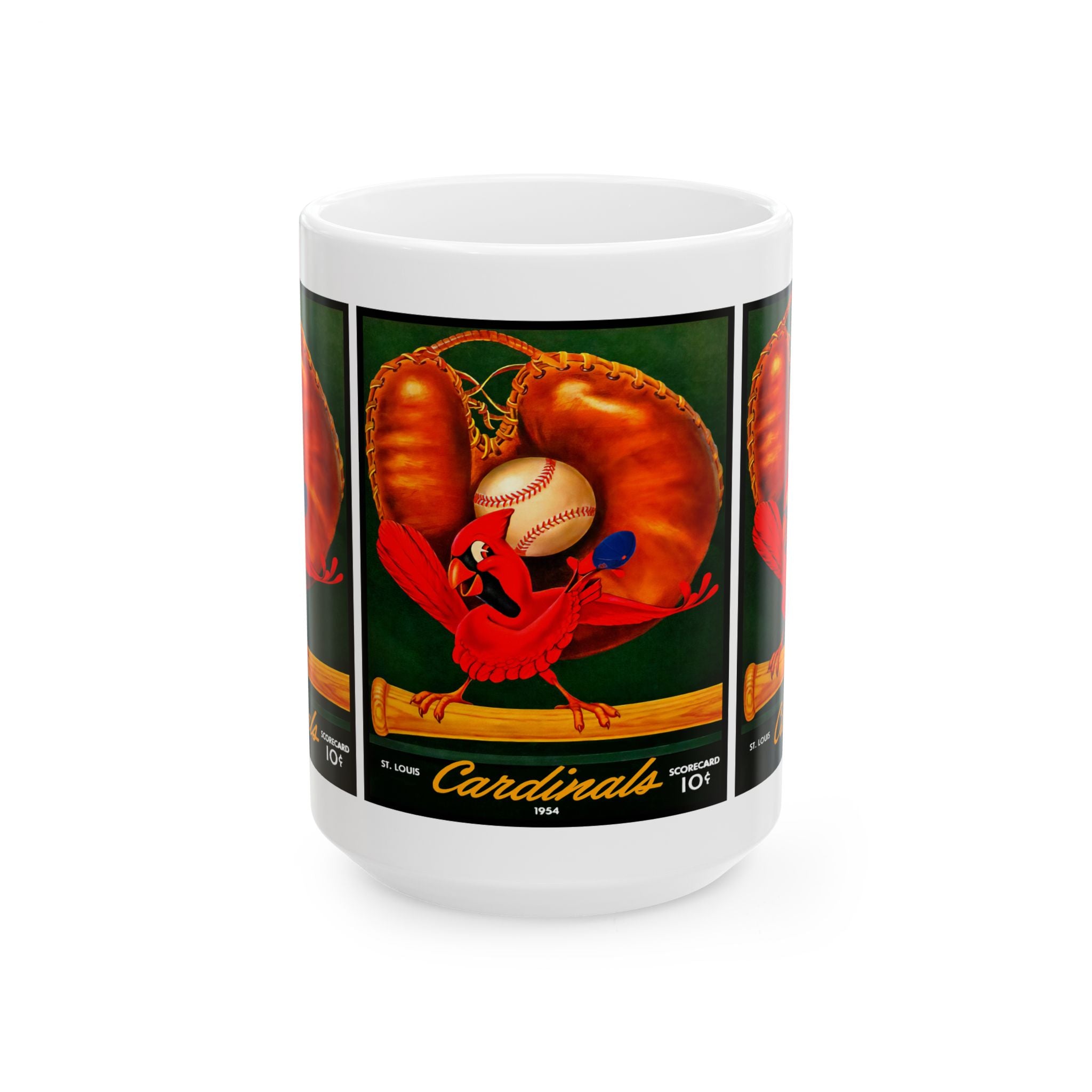 1954 Baseball Cardinals Mug | Vintage St. Louis Coffee Cup 11oz and 15oz