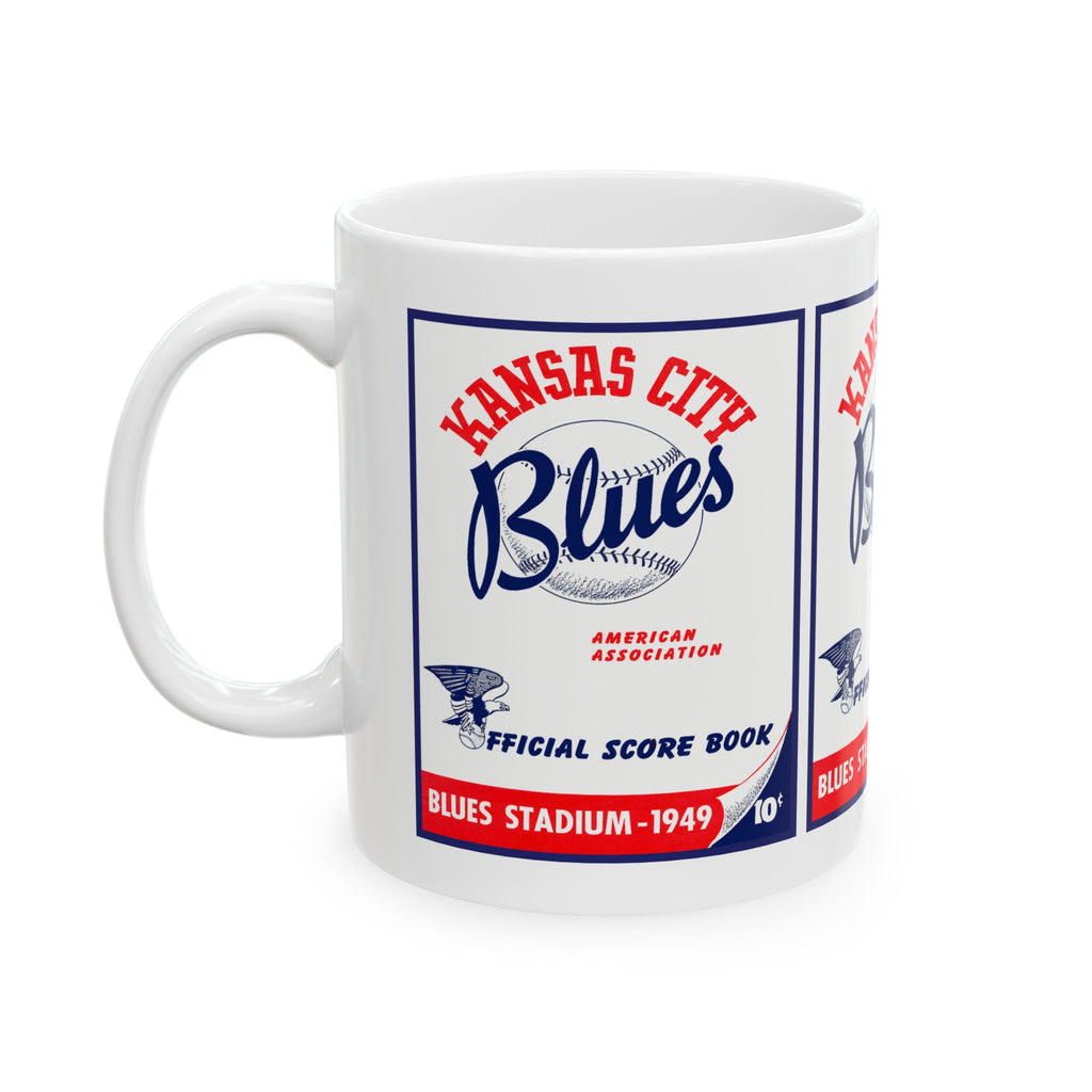 1949 Baseball Kansas City Blues Mug | Vintage Baseball Ceramic Coffee Cup 11 oz and 15 oz