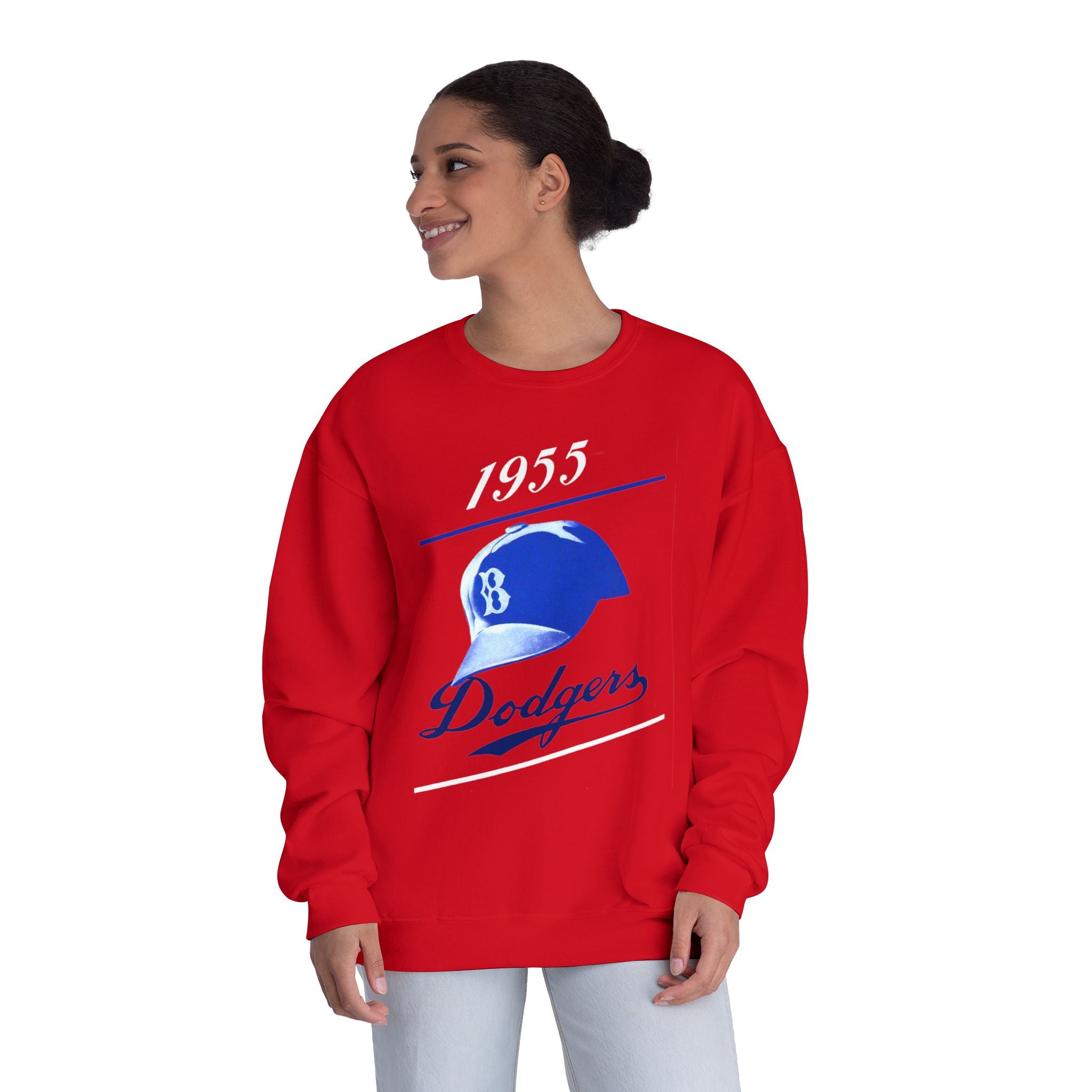 1955 Brooklyn Baseball Crewneck Sweatshirt | NuBlend