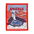 Velveteen Throw Blanket, 1964 Baseball Los Angeles Angels-Chavez Ravine, Cozy Sofa Couch Bed Decor, Gift for Baseball Fans, Baseball  Decor,