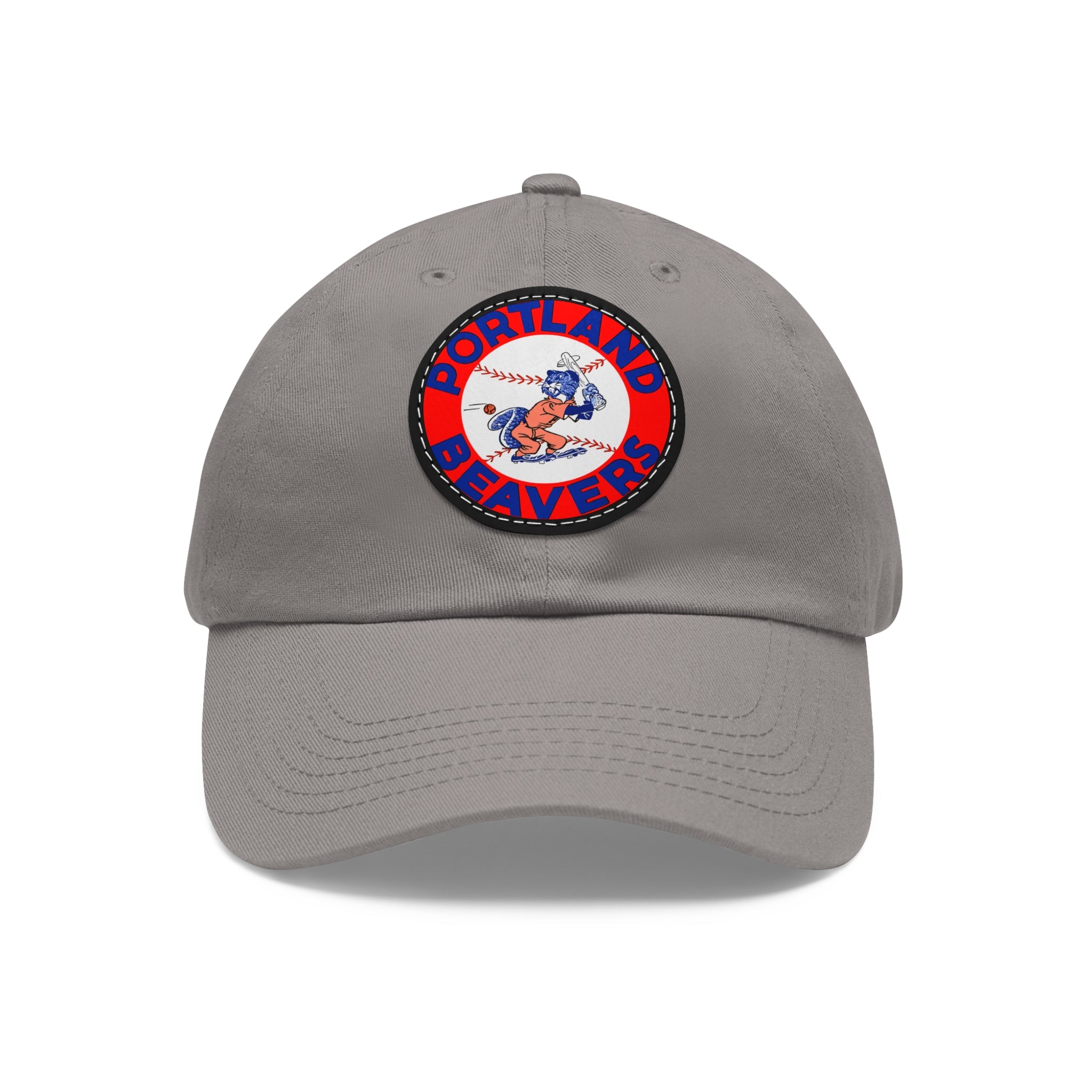 1967 Vintage Portland Beavers - Pacific Coast League Baseball - Dad Hat with Leather Patch (Round)