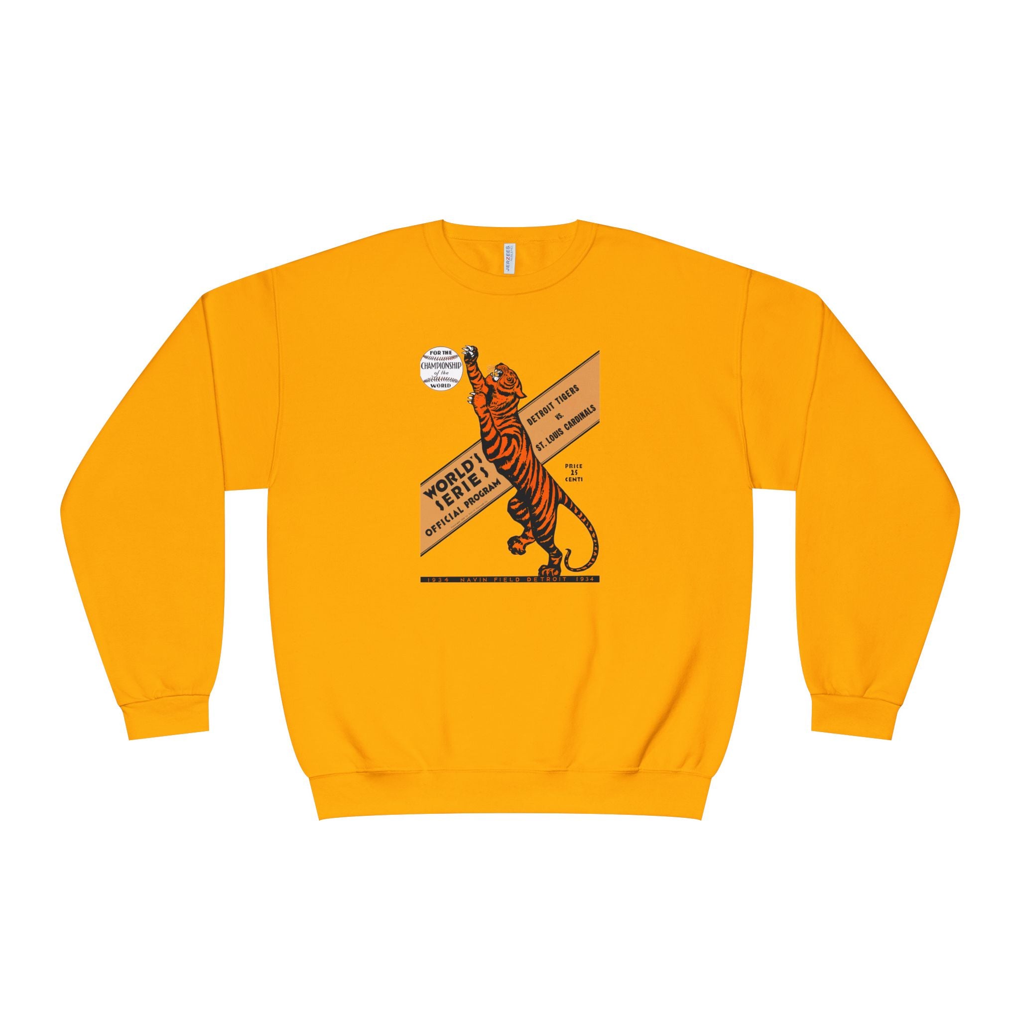 1934 Vintage Cardinals - Tigers Baseball World Series -  NuBlend® Crewneck Sweatshirt
