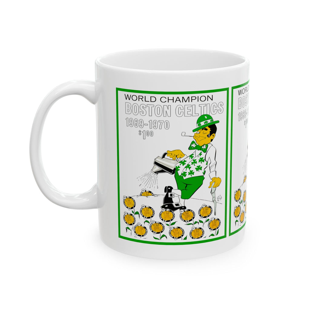 1969-1970 Boston Celtics World Champion Ceramic Mug — Vintage Coffee Cup (11oz/15oz)