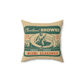 Vintage 1946 AAFC Cleveland Browns vs Miami Seahawks Football Indoor Throw Pillow