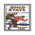 1918 Vintage Football Ohio State vs Michigan Car Magnet