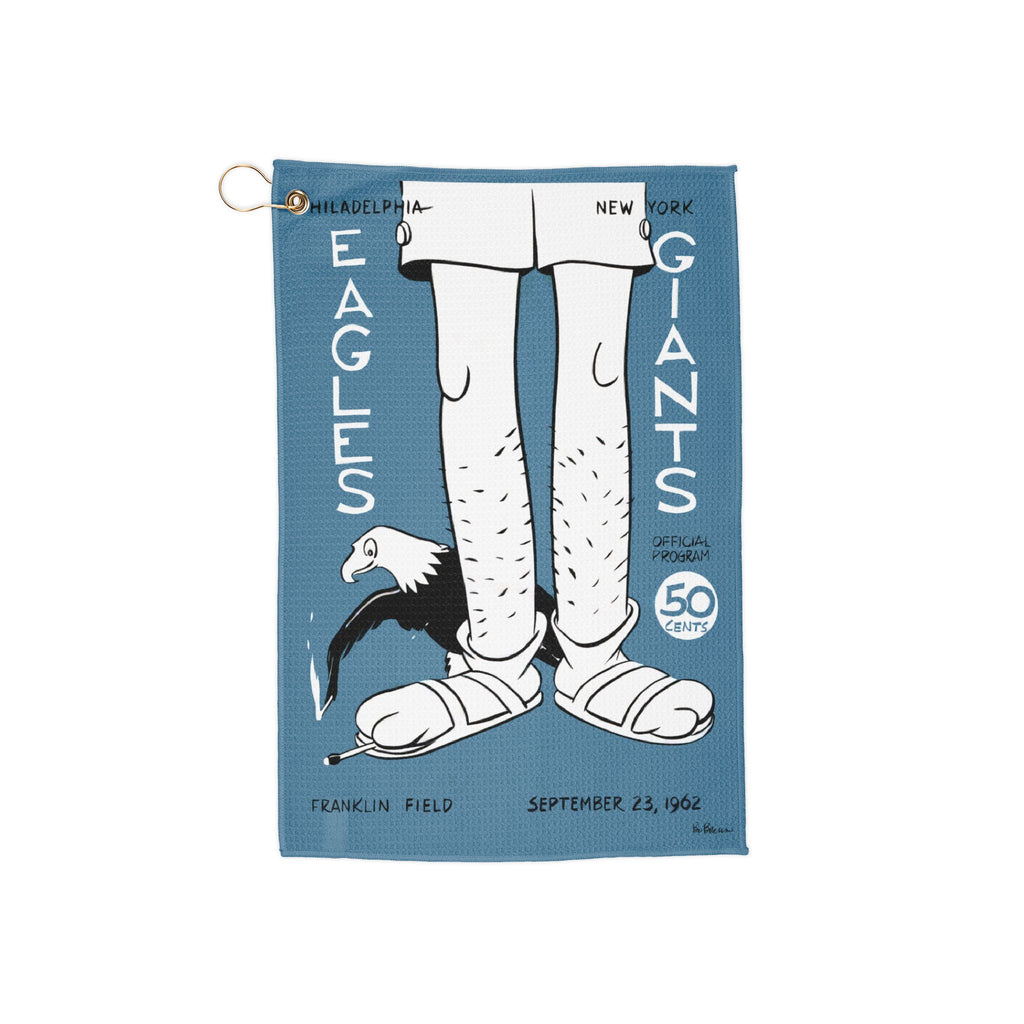 1962 Football Eagles-Giants Golf Towel | Vintage Football Design