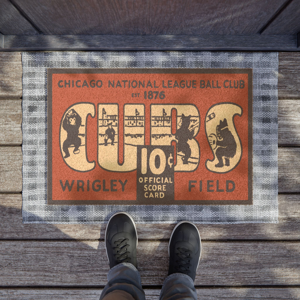 1929 Chicago Baseball Doormat — Vintage Baseball