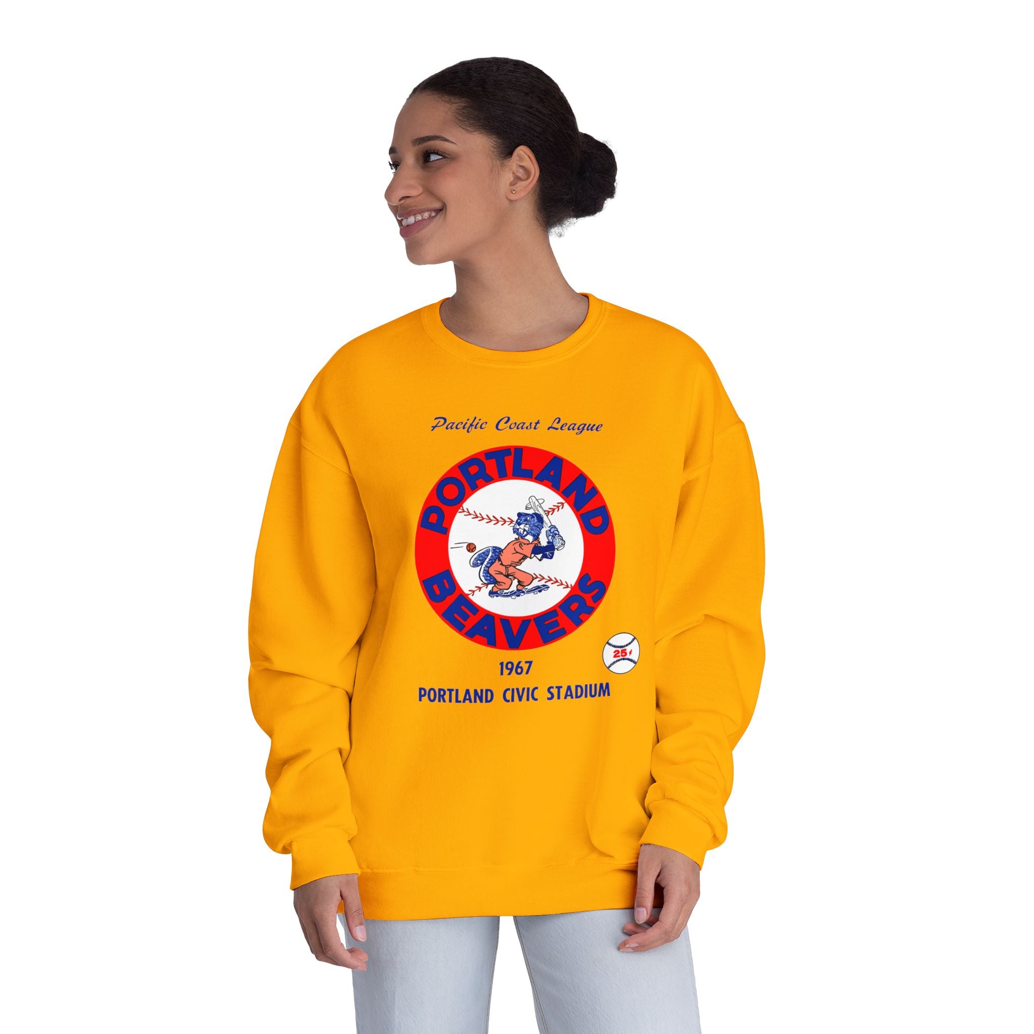 1967 Vintage Portland Beavers - Pacific Coast League Baseball - Unisex NuBlend® Crewneck Sweatshirt