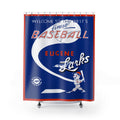 1950 Vintage Eugene Larks Far West League Baseball Shower Curtain
