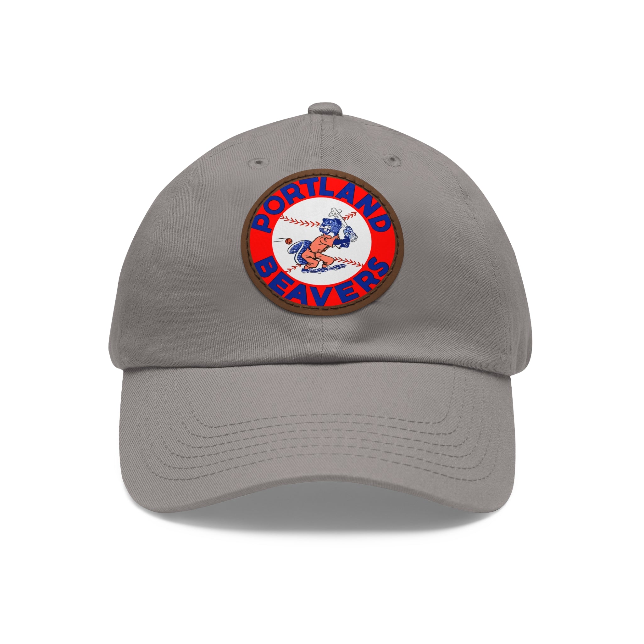 1967 Vintage Portland Beavers - Pacific Coast League Baseball - Dad Hat with Leather Patch (Round)