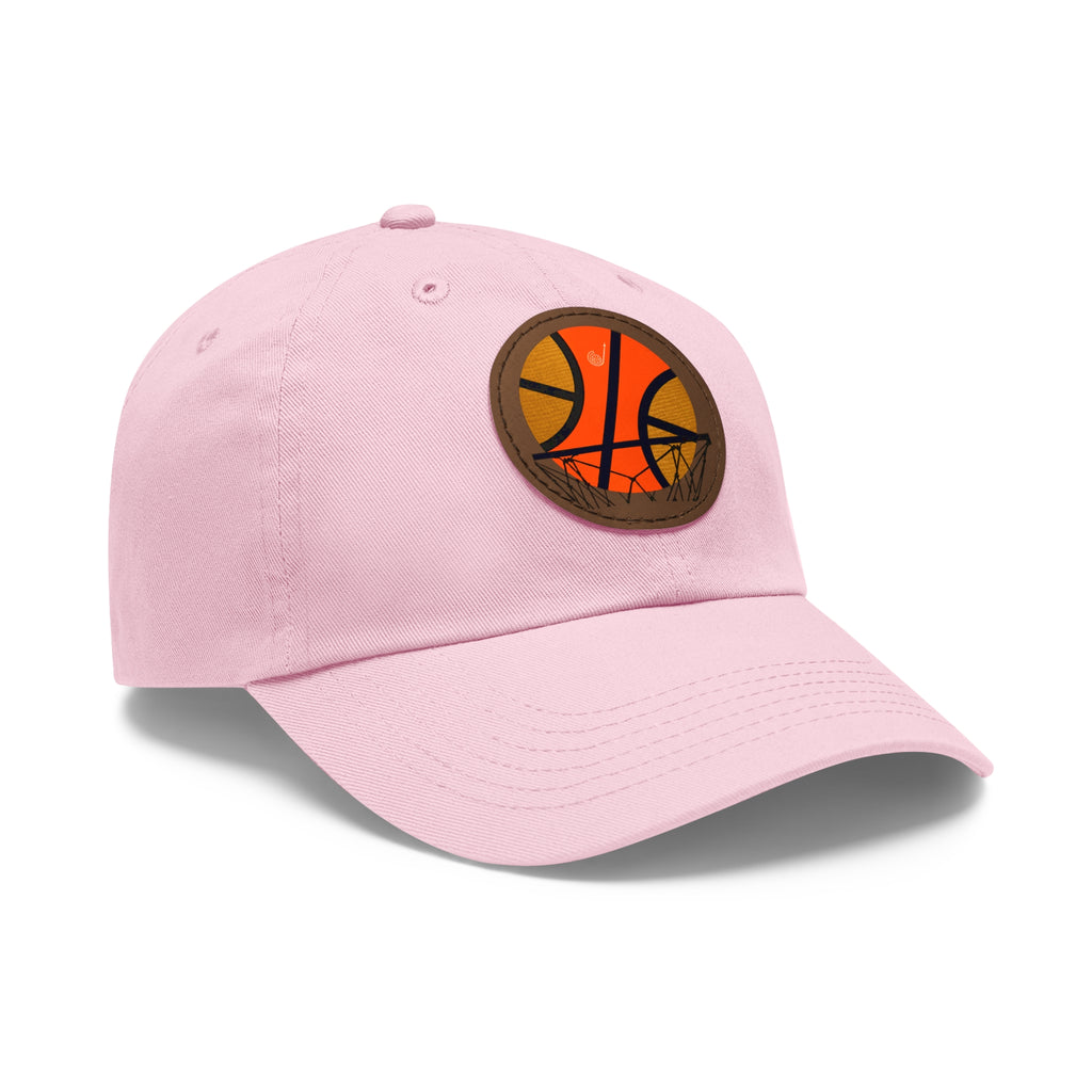1967- 1968 Vintage Seattle Super Sonics Basketball - Dad Hat with Leather Patch (Round)